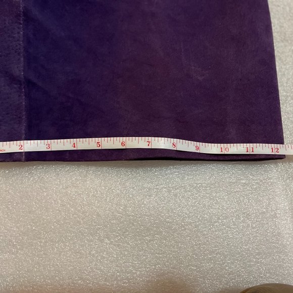 Fashion Spring Cute Vintage Purple Suede Shorts - Picture 7 of 9